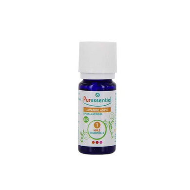 Puressentiel - Olio Essenziale di Lavanda Spica Bio - 100% Puro e Natuale - OEBBD (Olio Essenziale Botanicamente e Biochimicamente Definito) - Da Agricoltura Biologica - Vegan e Cruelty Free- 10 ml