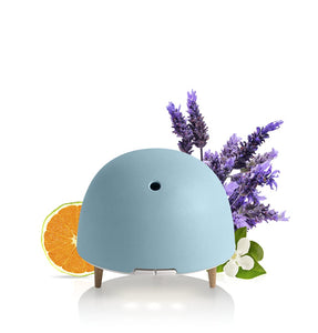 Puressentiel, Diffusore Umidificatore ad Ultrasuoni Spoutnik, Per Oli Essenziali, Fino a 14 Ore di Diffusione, Pratico e Silenzioso, Con Materiali Ecologici
