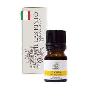 Olio Essenziale Elicriso puro alimentare Italiano Il Labirinto Officinale - Oli Essenziali Naturali - Olio essenziale per Diffusori e Umidificatori, Aromaterapia - 2ml