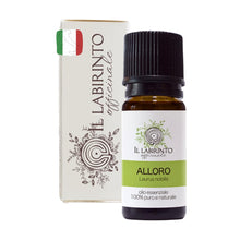 Load image into Gallery viewer, Olio Essenziale di Alloro puro alimentare Italiano Il Labirinto Officinale - Oli Essenziali Naturali - Olio essenziale per Diffusori e Umidificatori, Aromaterapia - Vegano - 10ml