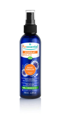 Puressentiel - Idrolato di Fiordaliso Bio - 100% di Origine Naturale - Acqua Floreale - Per Occhi Stanchi e Pelli Delicate - Decongestiona e Lenisce - Con Innovativa Tecnologia Hydraqua - 200 ml