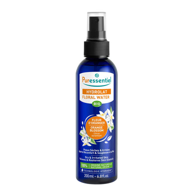 Puressentiel, Idrolato di Fiori d'Arancio Bio, 100% di Origine Naturale, Acqua Floreale, Per Pelli Secche e Irritate, Dona Elasticità alla Pelle, Con Innovativa Tecnologia Hydraqua, 200 ml