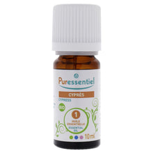 Load image into Gallery viewer, Puressentiel - Olio Essenziale di Cipresso - 100% Puro e Naturale - OEBBD (Olio Essenziale Botanicamente e Biochimicamente Definito) - Da Agricoltura Biologica - Vegan e Cruelty Free - 10 ml