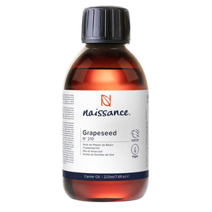 Naissance Olio di Vinaccioli (No. 210) - 100ml - Olio Vegetale Naturale, Puro e Vegano - Idratante per Corpo, Viso, Massaggio e Capelli