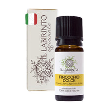 Load image into Gallery viewer, Olio Essenziale Finocchio Dolce puro alimentare Italiano Il Labirinto Officinale - Oli Essenziali Naturali - Olio essenziale per Diffusori e Umidificatori, Aromaterapia - 10ml
