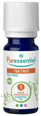 Puressentiel Olio Essenziale di Tea Tree, 100% Puro e Naturale, OEBBD (Olio Essenziale Botanicamente e Biochimicamente Definito), Da Agricoltura Biologica, Vegan e Cruelty Free, 10 ml