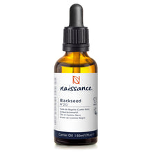Cargar imagen en el visor de la galería, Naissance Olio di Cumino Nero (Nigella Sativa) (No. 213) 50ml – Naturale, Non Raffinato, Vegan, Senza Esano, non OGM