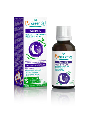 Puressentiel - Oli essenziali per la diffusione - Diffuse Zen - 100% puri e naturali - Per il relax e la serenità - 30 ml (la confezione può variare)