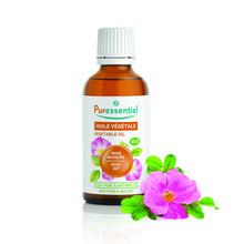 Cargar imagen en el visor de la galería, Puressentiel Olio Vegetale di Rosa Mosqueta Bio, Aiuta ad Attenuare l&#39;Apparenza delle Macchie di Vecchiaia, Effetto Idratante e Rigenerante, Per Pelli Mature, 50 Ml