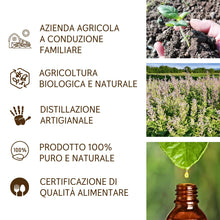 Load image into Gallery viewer, Olio Essenziale Salvia Sclarea puro alimentare Italiana Il Labirinto Officinale - Oli Essenziali Naturali - Olio essenziale per Diffusori e Umidificatori, Aromaterapia - Vegan - 5ml