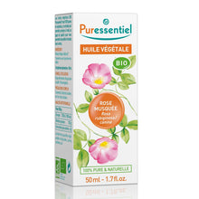 Cargar imagen en el visor de la galería, Puressentiel Olio Vegetale di Rosa Mosqueta Bio, Aiuta ad Attenuare l&#39;Apparenza delle Macchie di Vecchiaia, Effetto Idratante e Rigenerante, Per Pelli Mature, 50 Ml