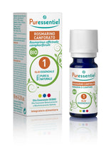 Загружает изображение в галерею зрителя. Puressentiel, Olio Essenziale di Rosmarino Canforato, 100% Puro e Naturale, OEBBD (Olio Essenziale Botanicamente e Biochimicamente Definito), Agricoltura Biologica, Vegan e Cruelty Free, 10 ml